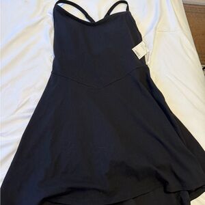 Black athletic romper